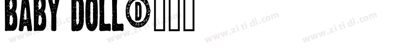 baby doll字体转换